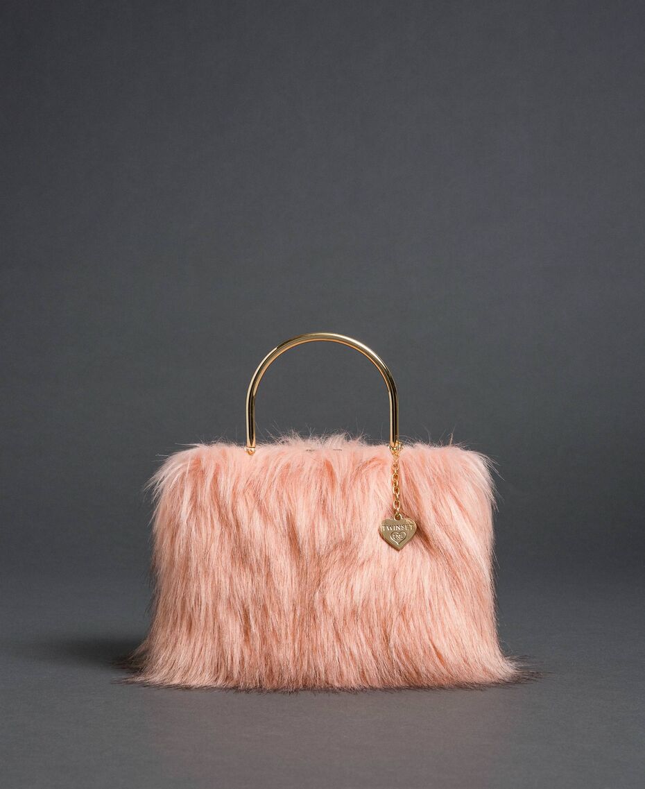 Women Fashion Print Shoulder Bag Fluffy Plush Handbag Crossbody Purse Faux  Fur with Chain Strap - Walmart.com