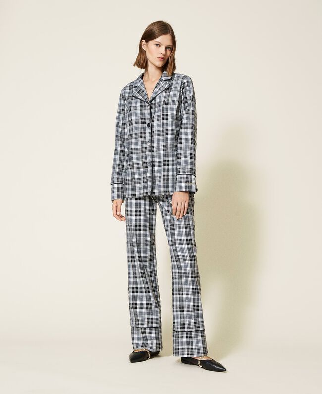 Chequered  pyjamas TWIN SET