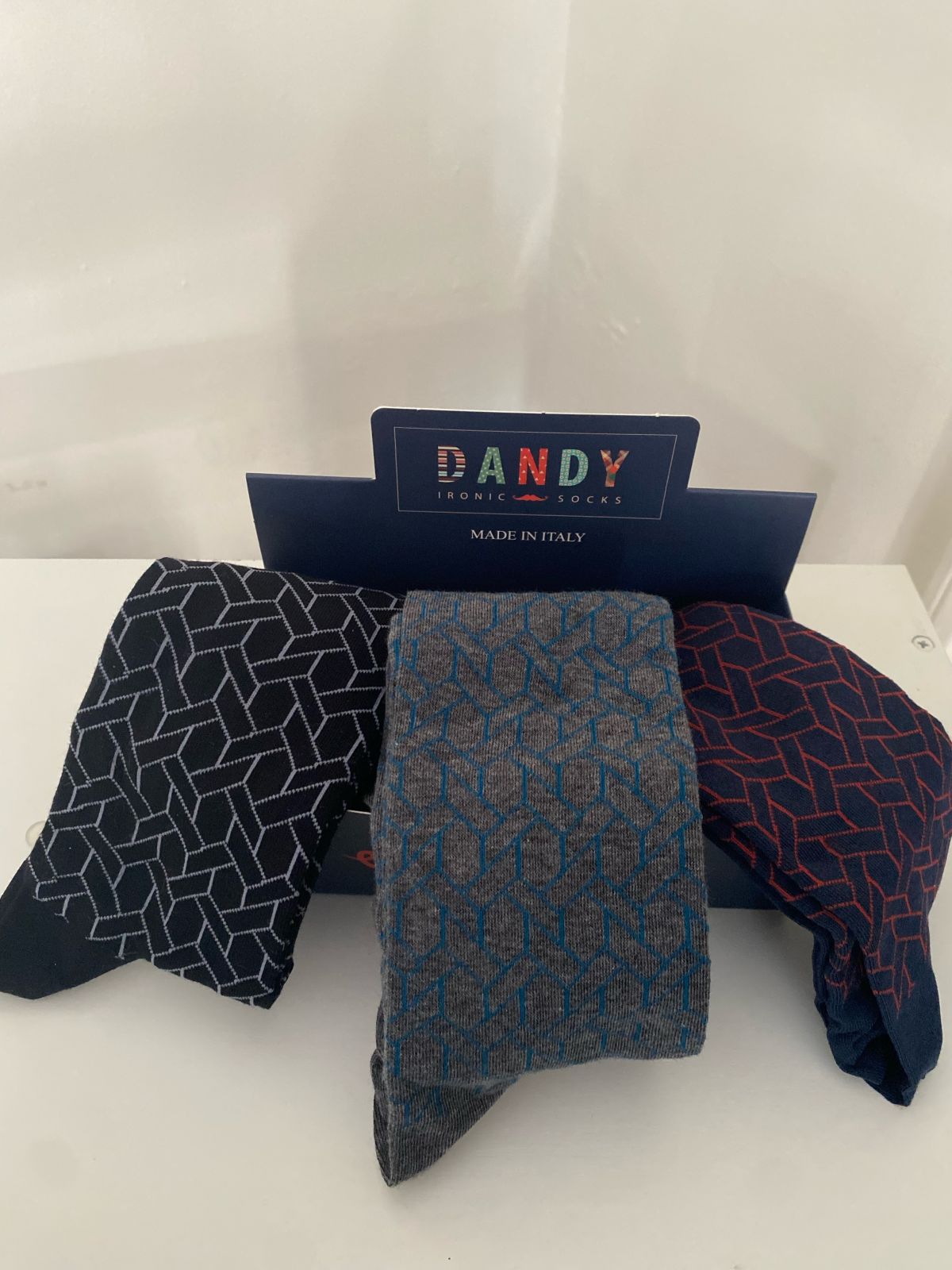 Tripack geometric socks DANDY