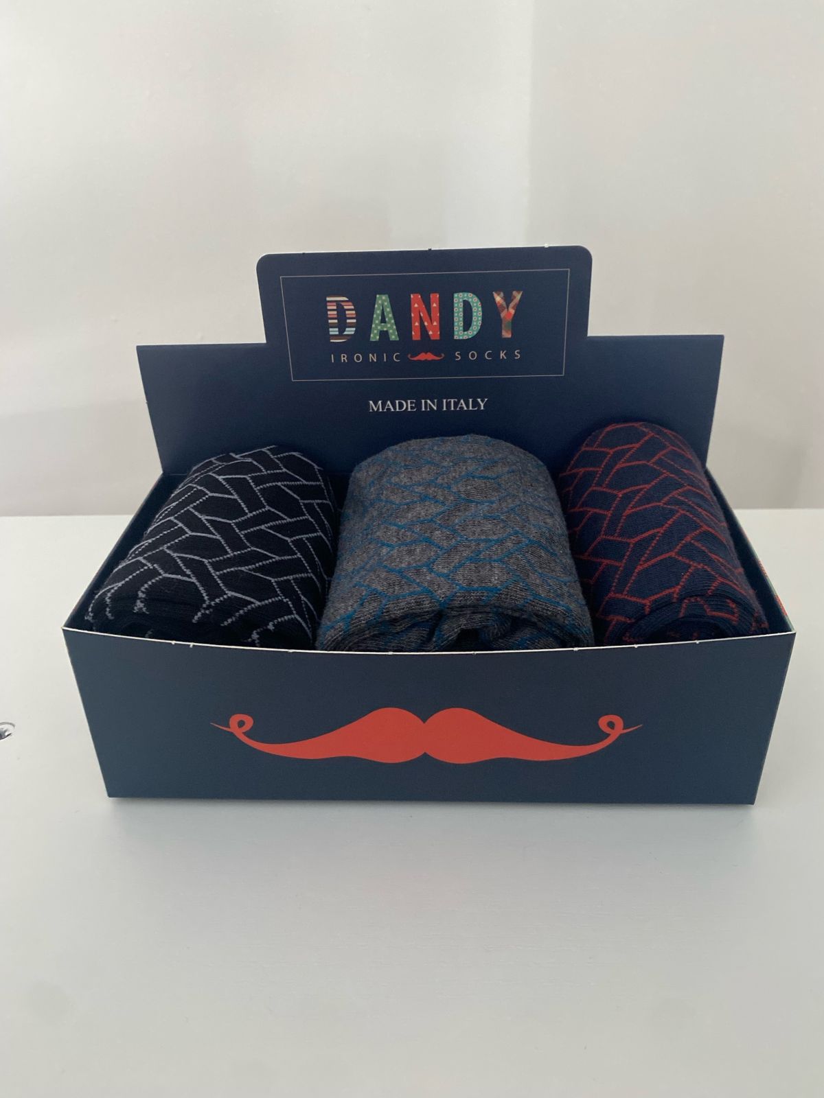 Tripack geometric socks DANDY
