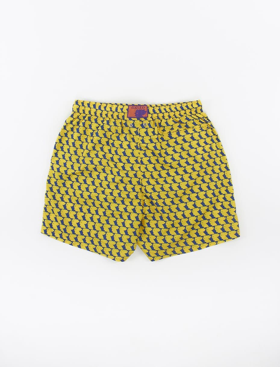 Gallo Men's swimming shorts with chicken motif