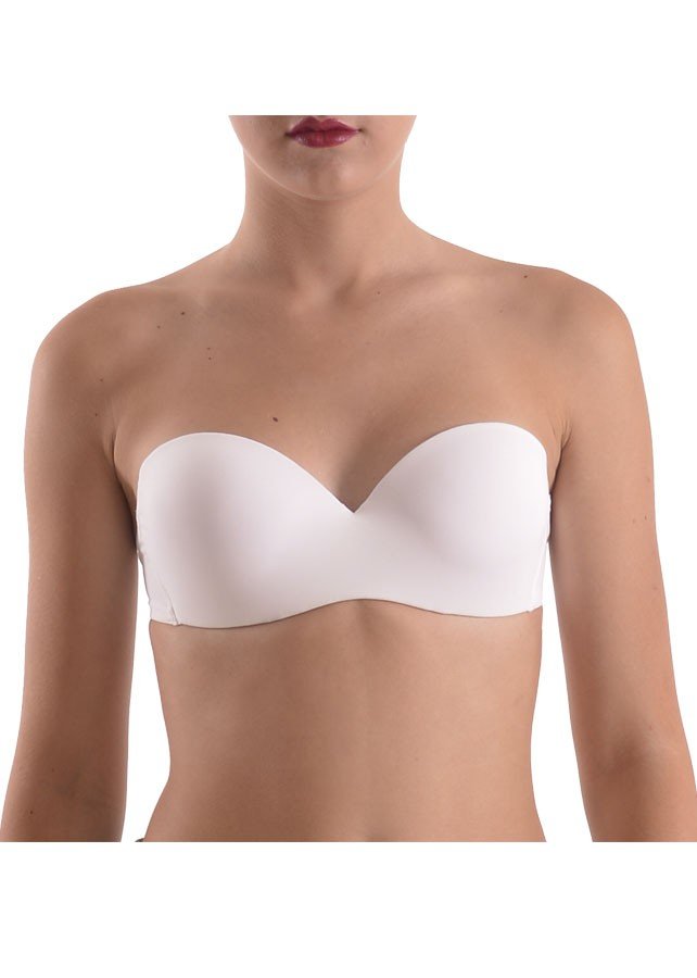 Reggiseno fascia bianco RITRATTI R1326