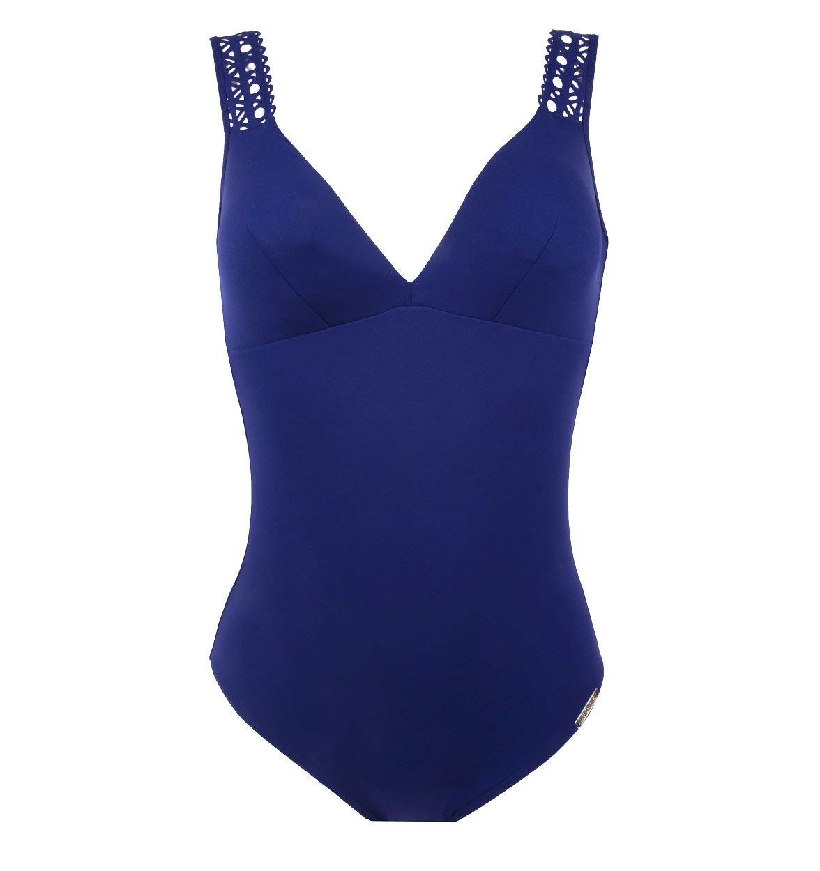 LISE CHARMEL blue one-piece swimsuit AJOURAGE