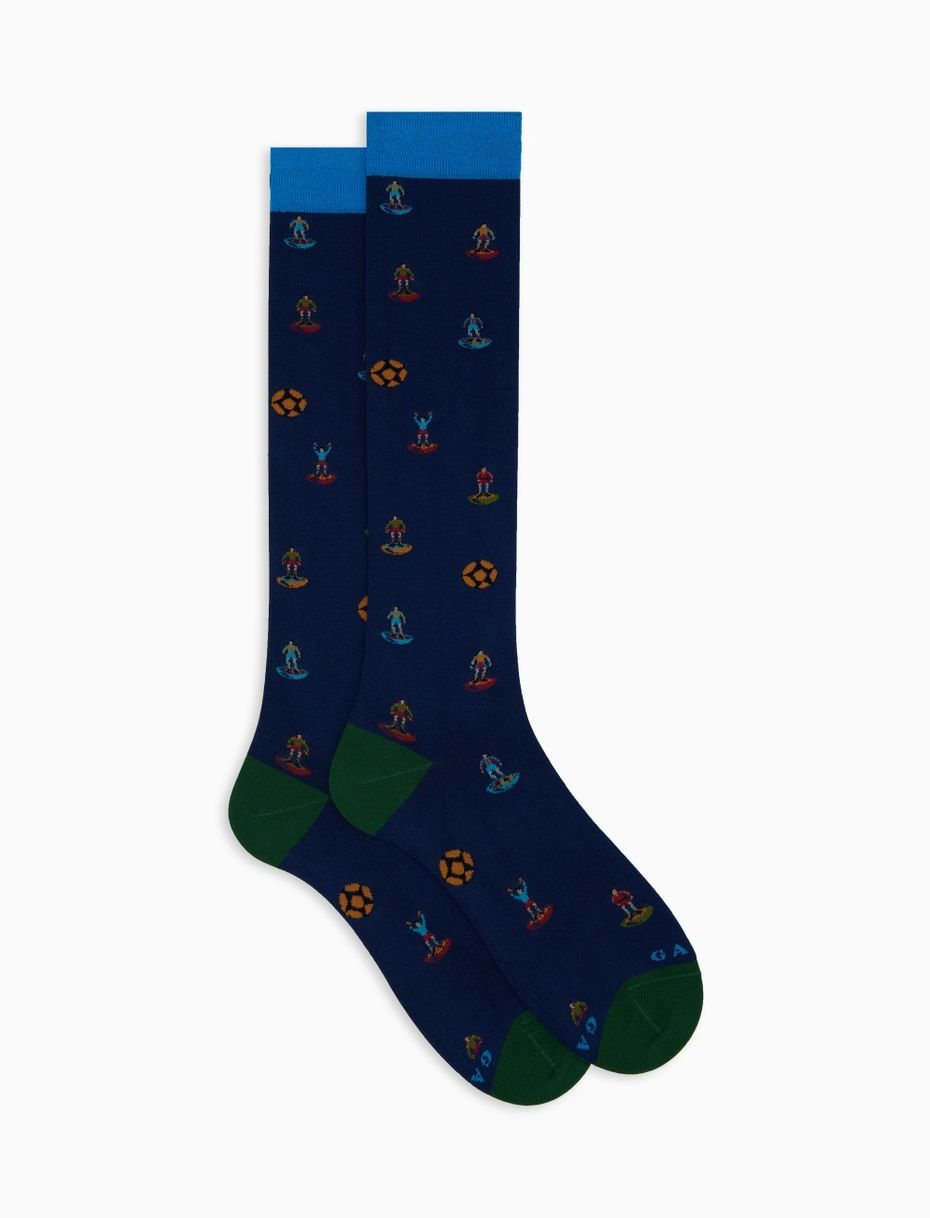 Calze lunghe uomo fantasia gioco calcio GALLO