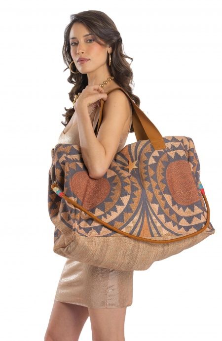 Borsa da viaggio XXL Intreccio Africano