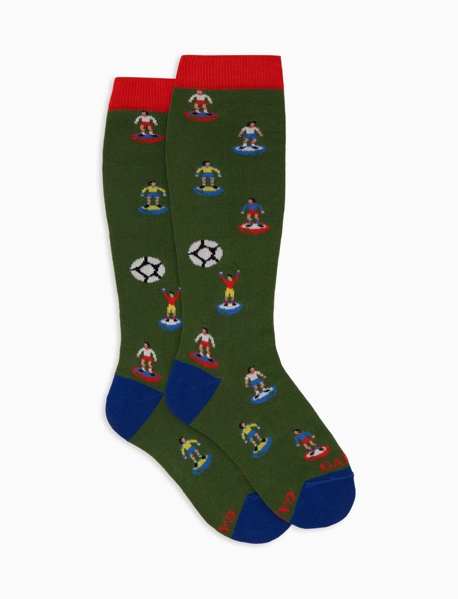 Calze lunghe bambino fantasia gioco calcio GALLO