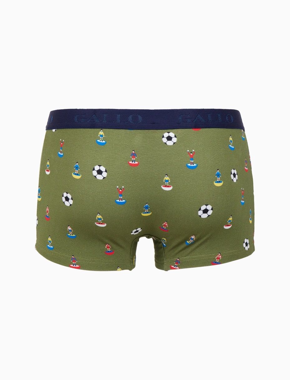 Boxer intimo uomo cotone fantasia gioco calcio GALLO