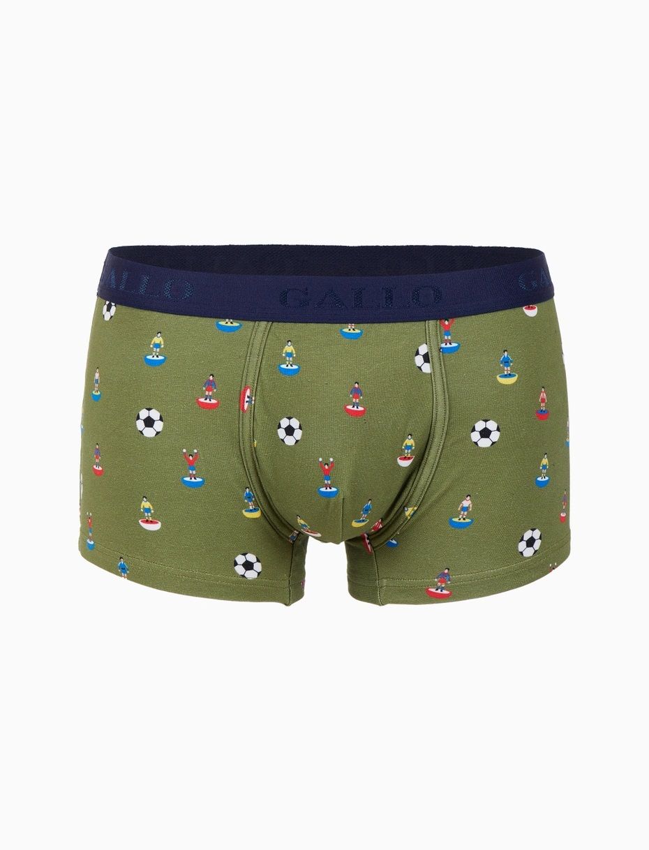Boxer intimo uomo cotone fantasia gioco calcio GALLO