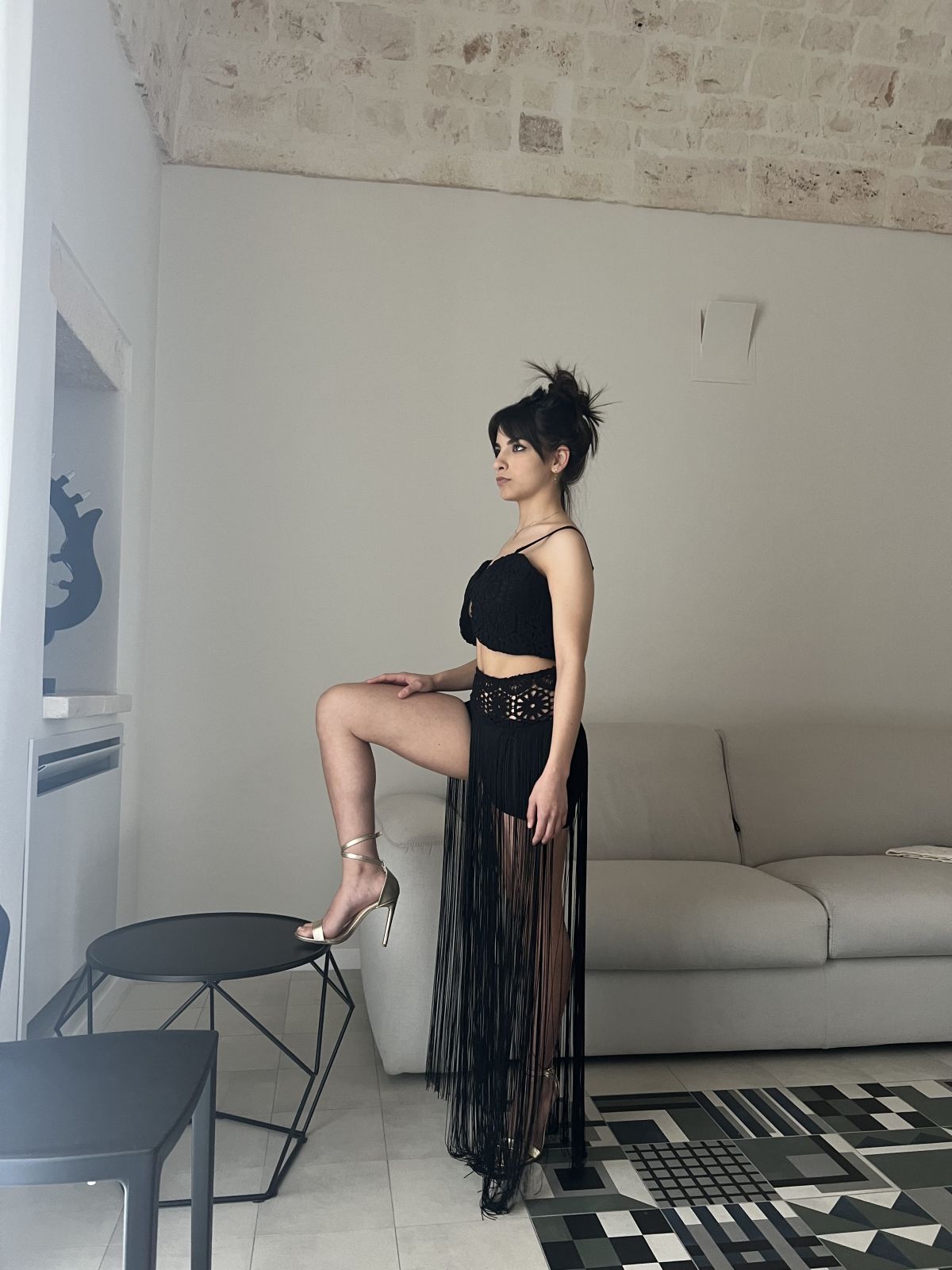 Completo in macramè TASSOS MITROPOULOS