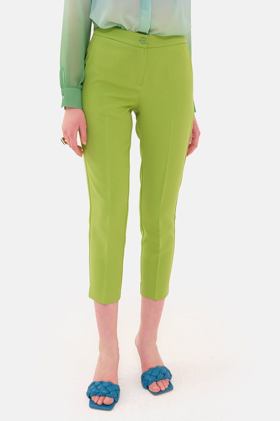 Pantalone Gabrielle verde Face to Face Style