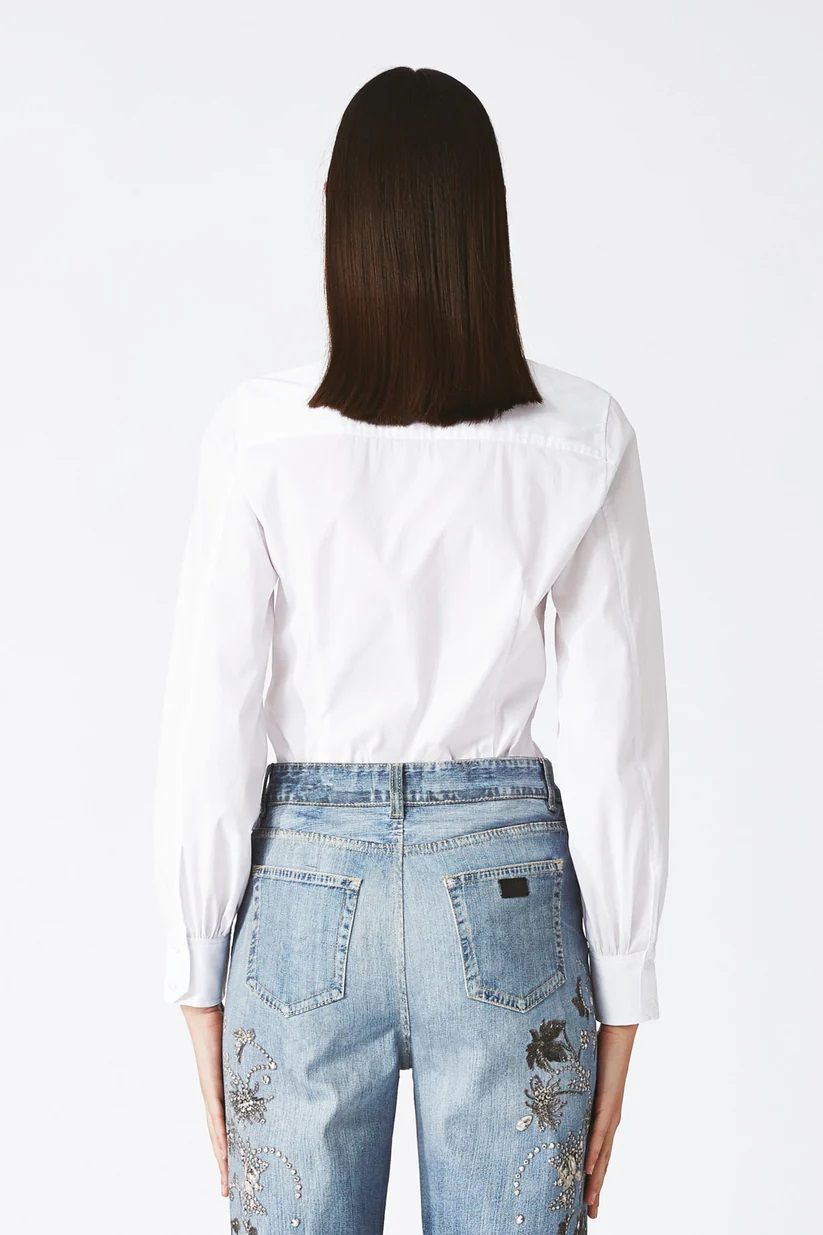 Camicia in popeline di cotone  NENETTE