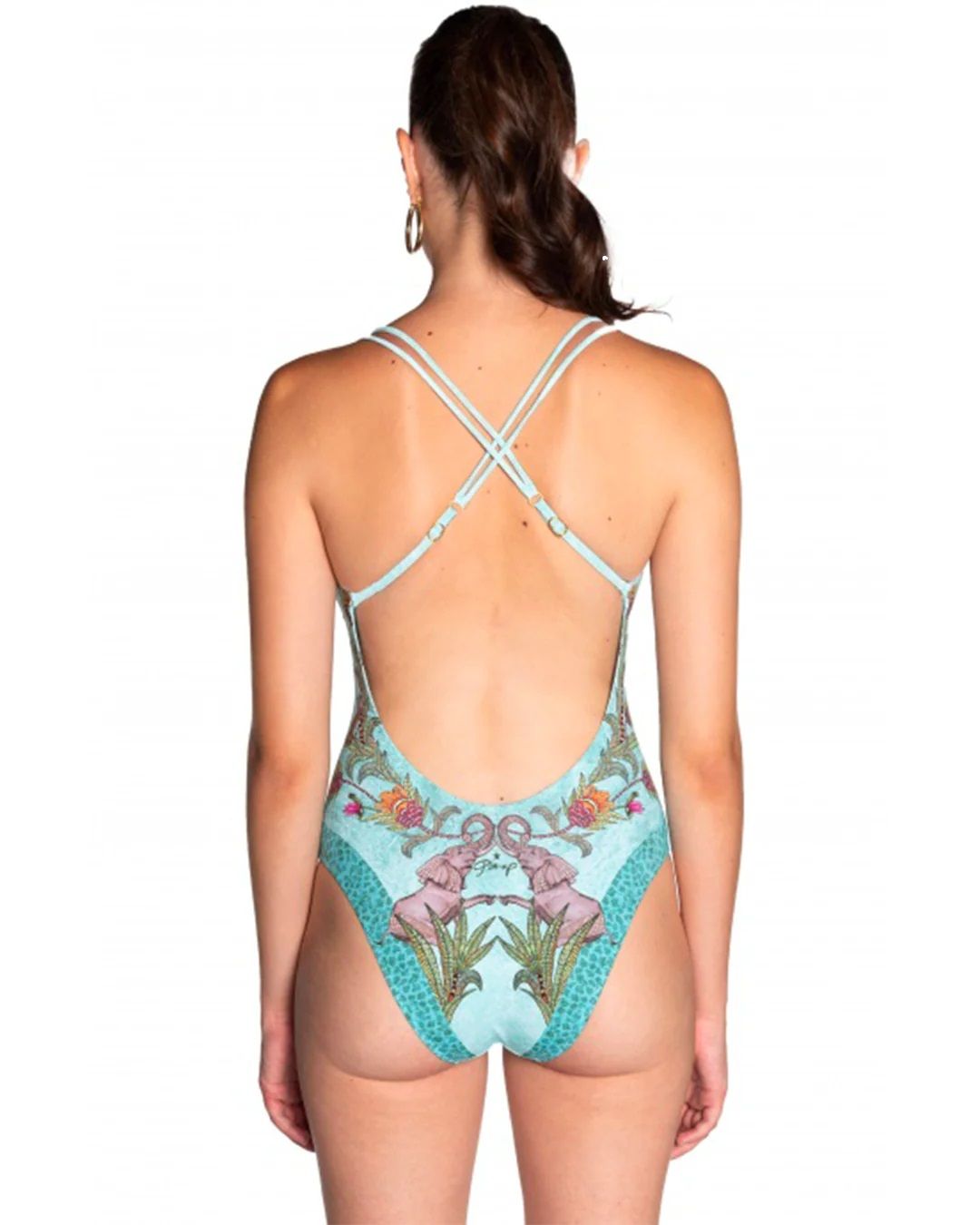 Costume da Bagno Intero Anelle Safari PIN UP STARS