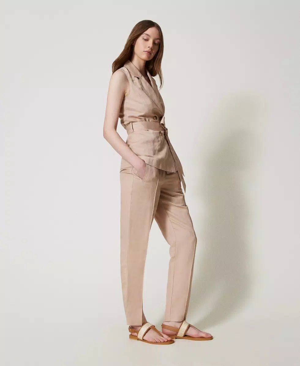 Pantaloni a sigaretta Twin Set