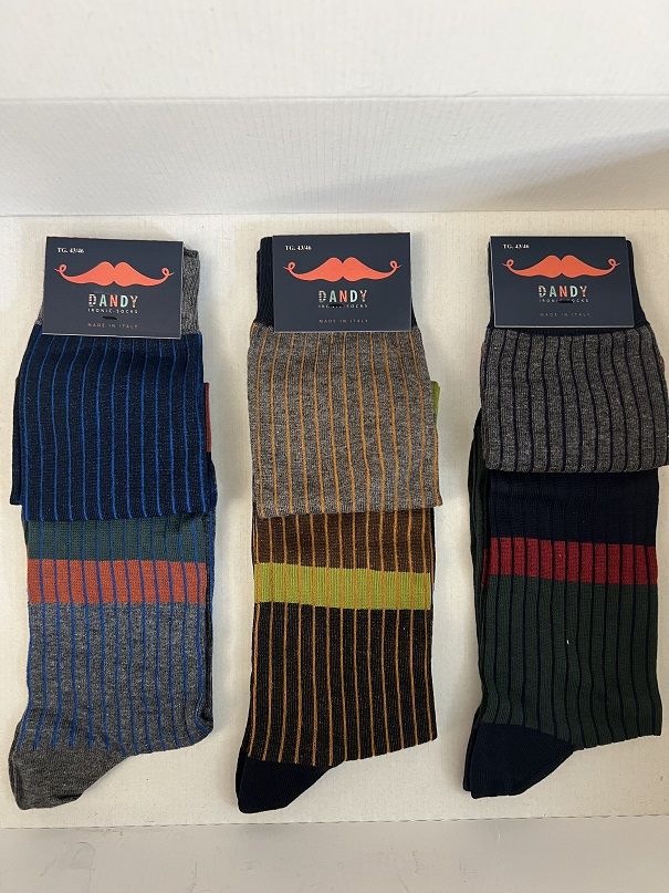 Box 3 calze righe multicolor DANDY