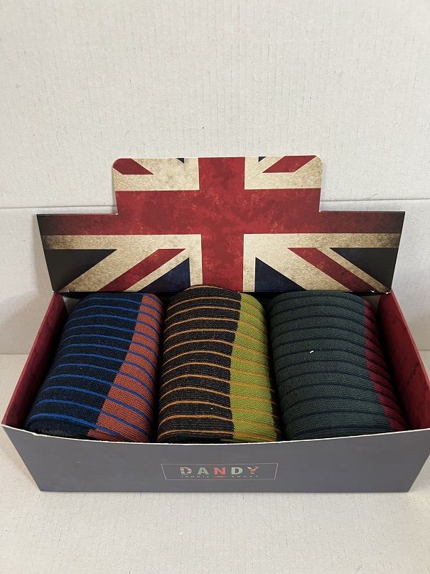 Box 3 calze righe multicolor DANDY