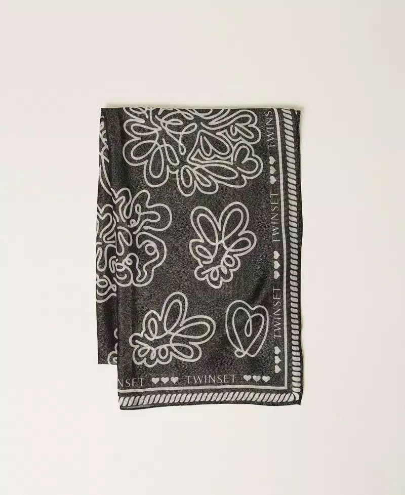 Sciarpa con lurex Twin Set