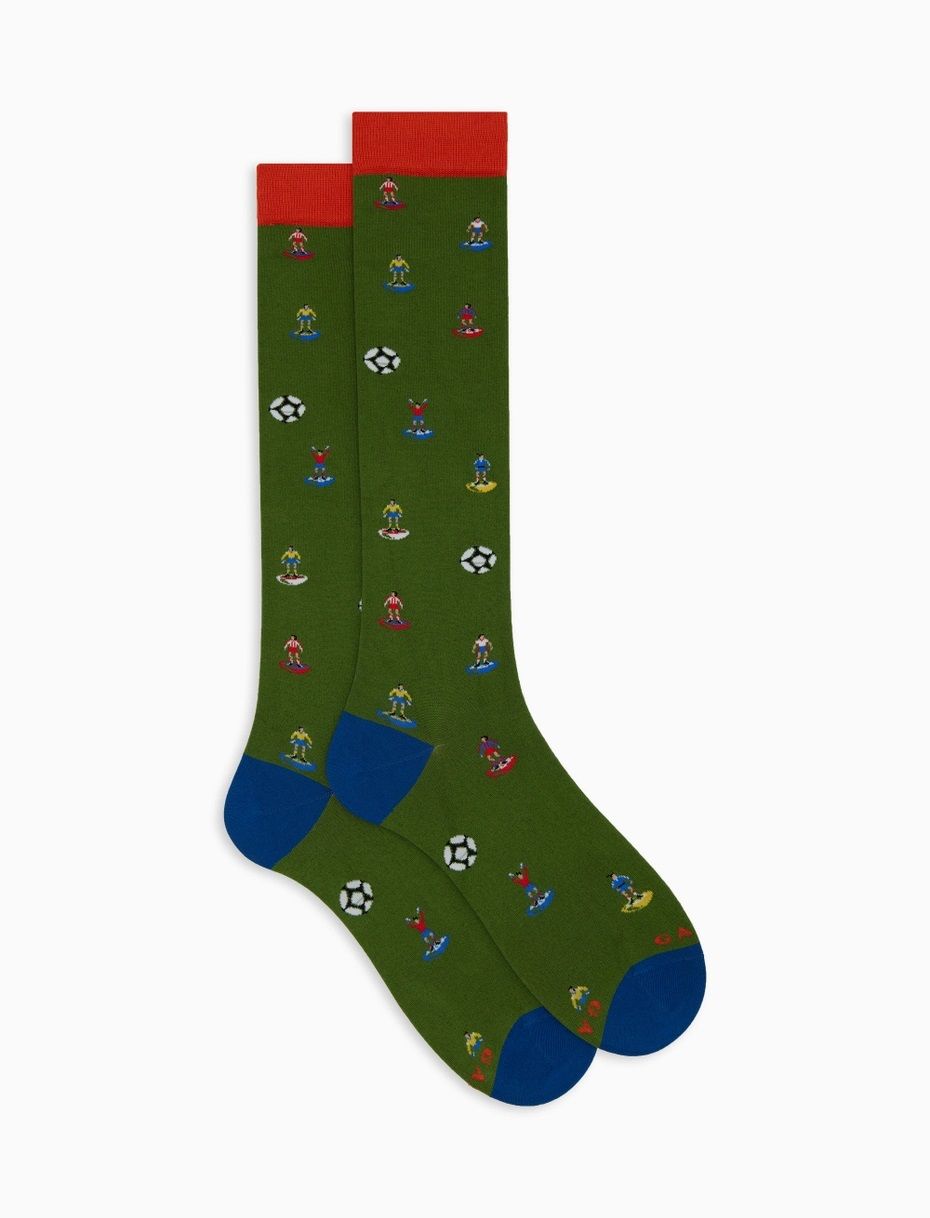 Calze lunghe uomo fantasia gioco calcio GALLO