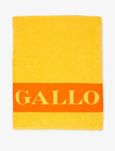 Gallo daffodil yellow pouch with giraffe motif