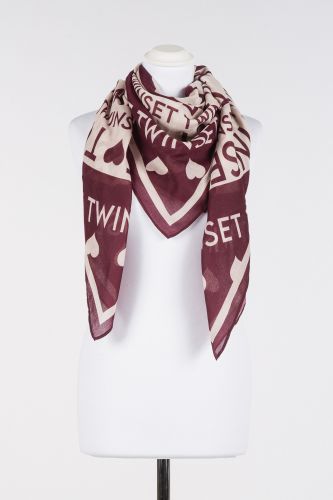 Slip perizoma in tulle animalier TWINSET