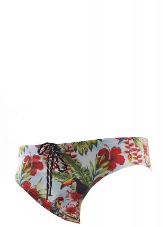 Costume slip uomo blue righe Gallo
