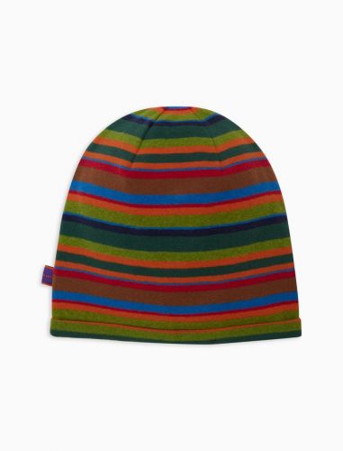 Berretto reversibile unisex righe multicolor GALLO