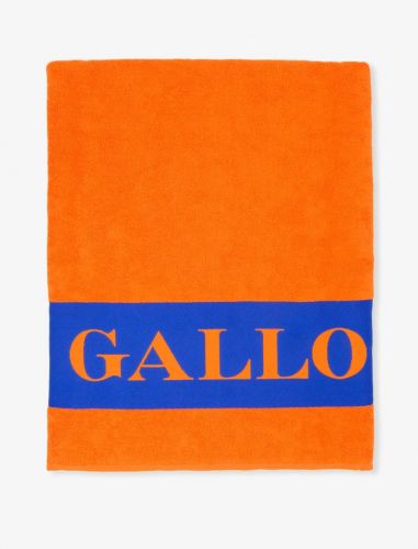 Gallo Prussian blue pouch with giraffe motif