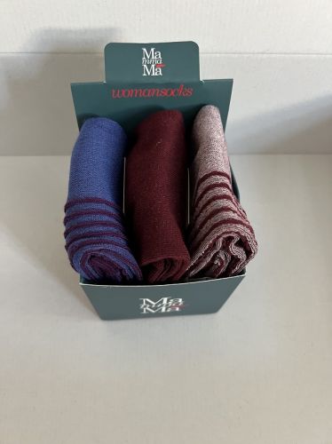Calze corte donna righe multicolor GALLO