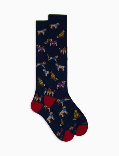 Calze lunghe uomo fantasia gioco calcio GALLO