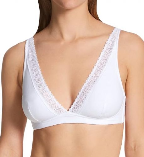 Reggiseno push-up in tulle ricamato e charmeuse TWINSET 