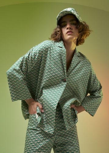 Abito in macramè cut out TASSOS MITROPOULOS