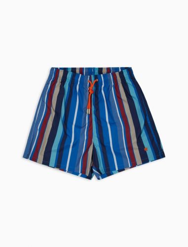 Costume slip uomo blue righe Gallo