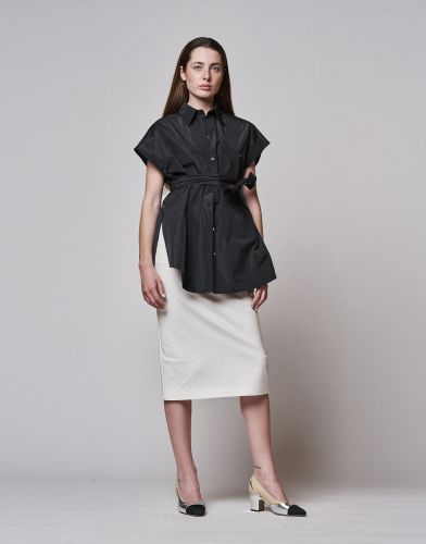 Abito in macramè cut out TASSOS MITROPOULOS