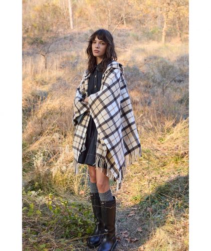 Caban in faux fur TWINSET